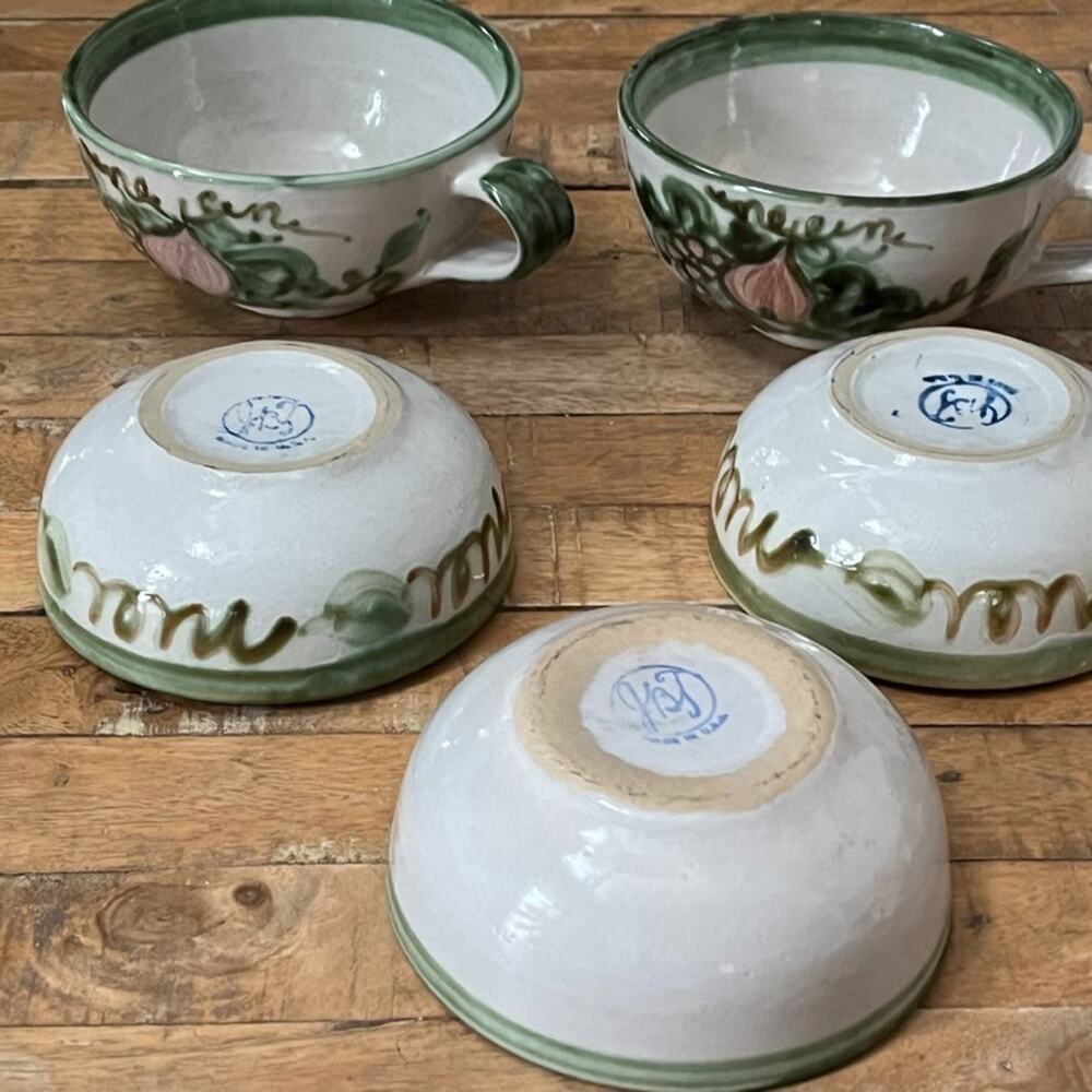 John B Taylor Pottery Bowls & 2 Mugs Louisville Stoneware Harvest Pear - Picture 9 of 16
